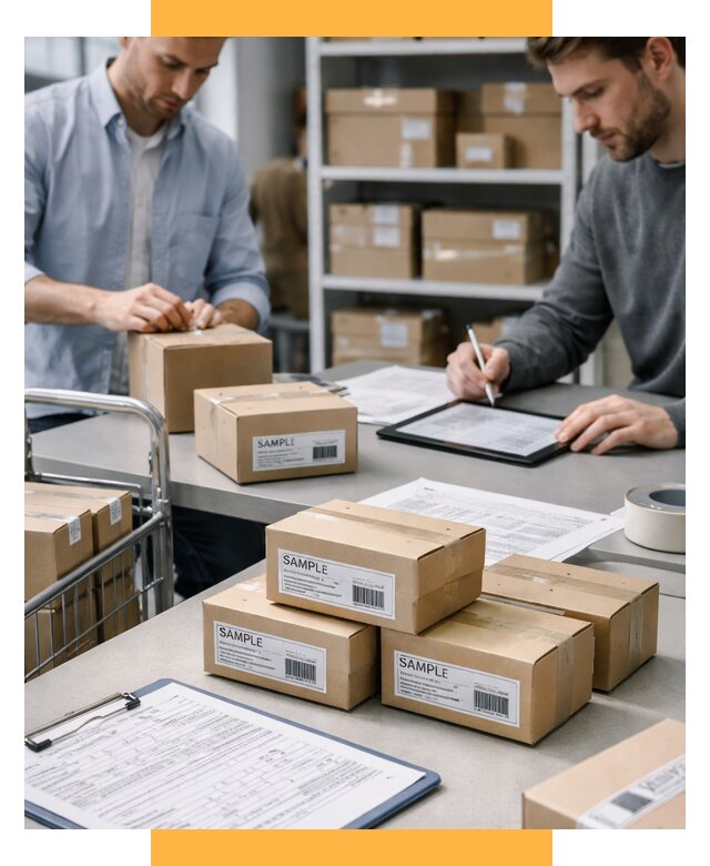 Доставка образцов и малых партий от 7729 р., СетСервис-Слб