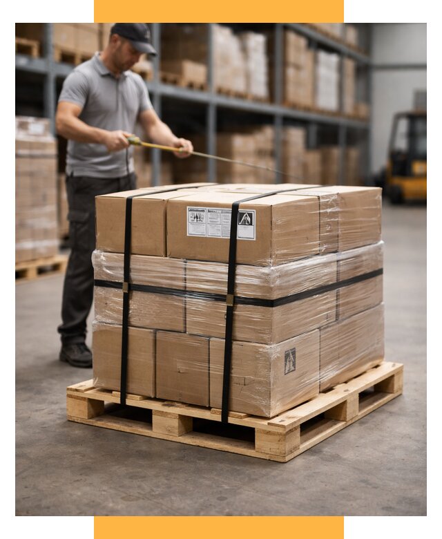Упаковка и паллетирование грузов от 3607 р. | СетСервис-Слб
