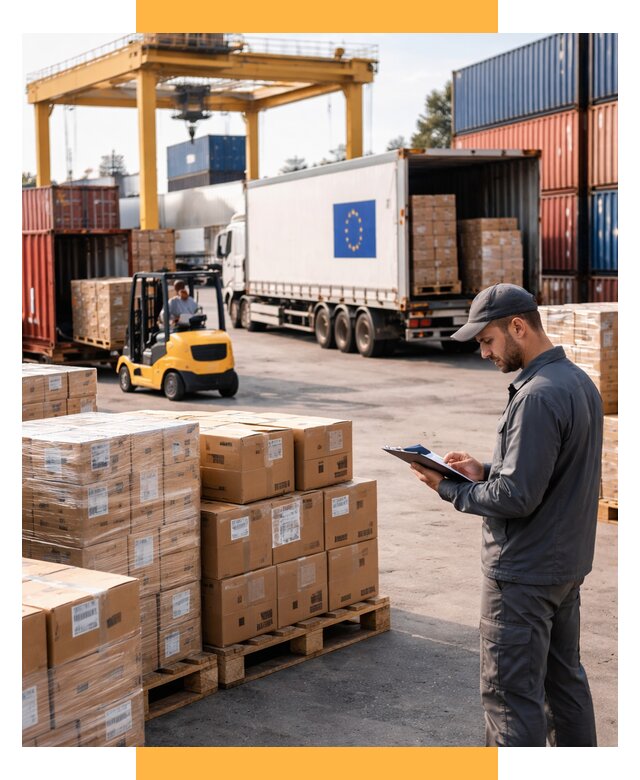 Доставка грузов из Европы от 12366 р., логистика СетСервис-Слб