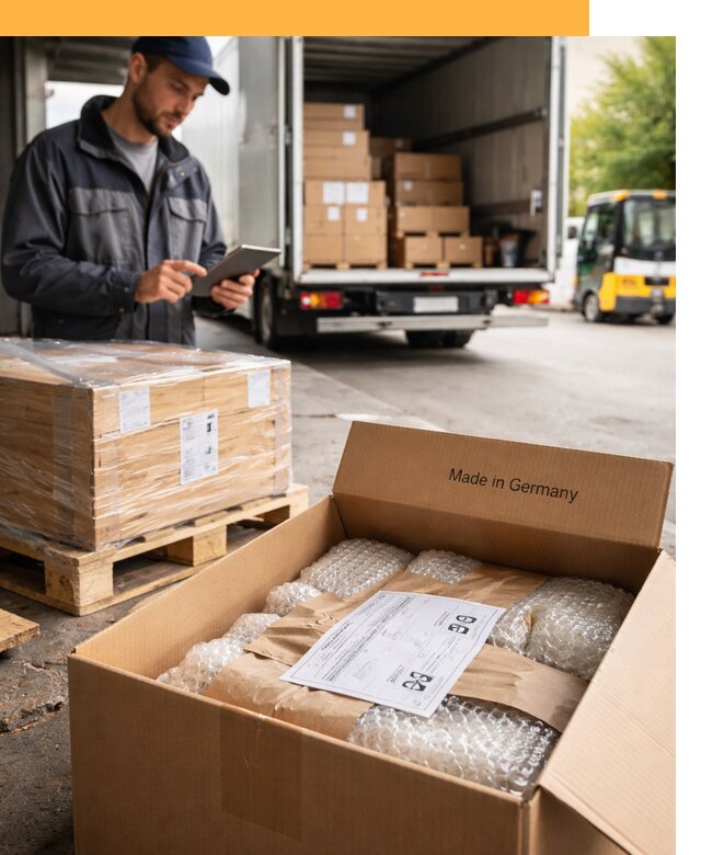 Доставка грузов из Германии от 46373 руб с таможенным оформлением