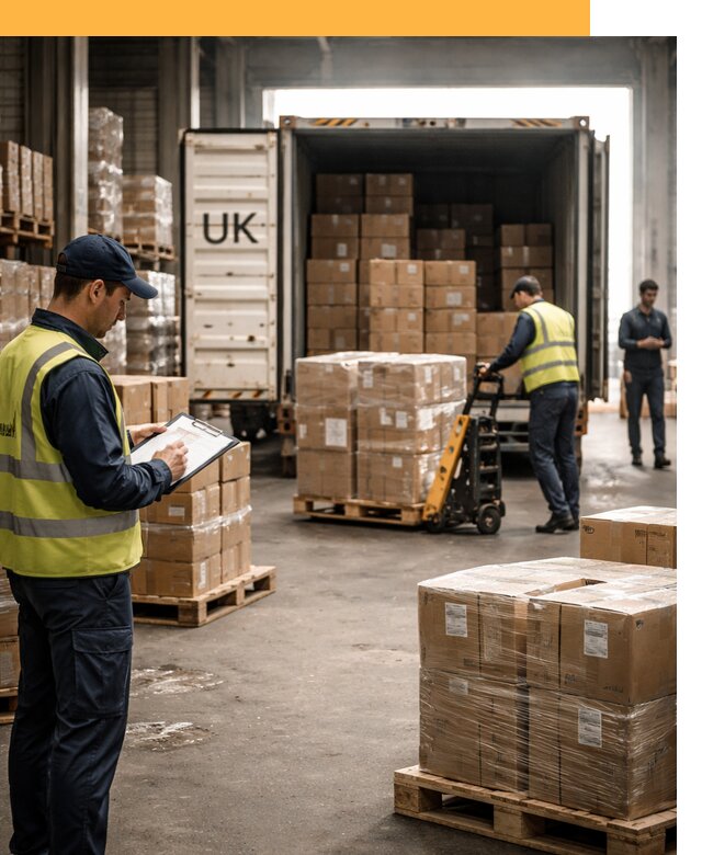 Доставка грузов из Великобритании с таможенным оформлением от 12881