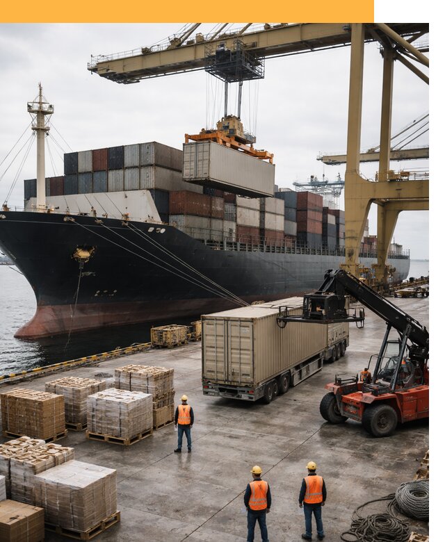 Морские перевозки из Индии: доставка FCL/LCL, таможня от 123660