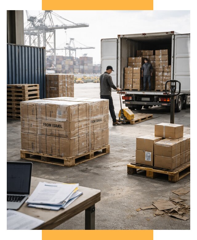 Доставка грузов из Израиля от 15458 р., логистика от СетСервис-Слб