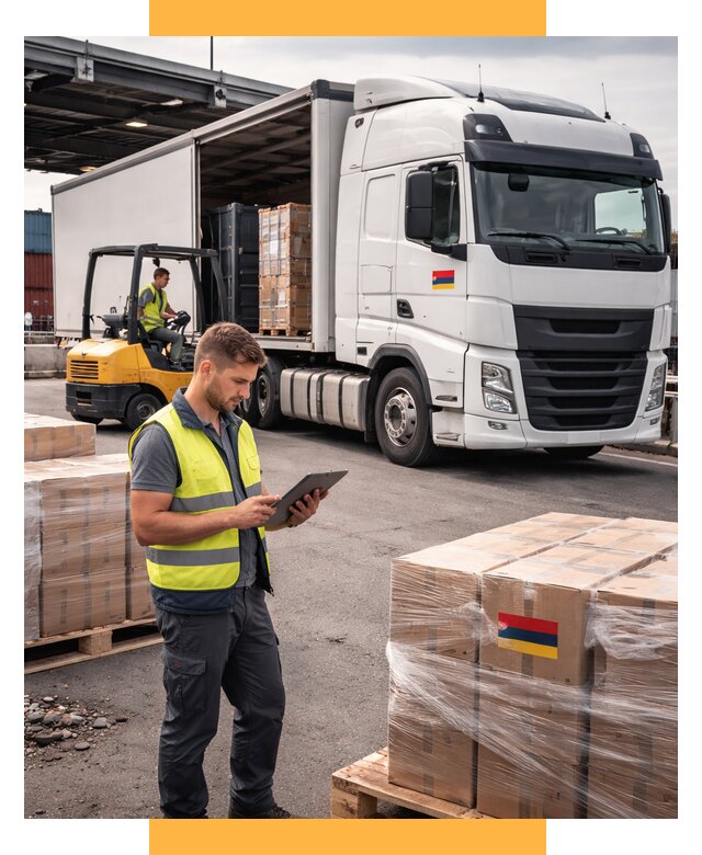 Автоперевозки из Армении от 97898 р. — услуги СетСервис-Слб