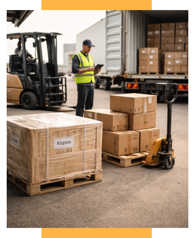 Доставка грузов в Корею из России от 36068 р. | СетСервис-Слб