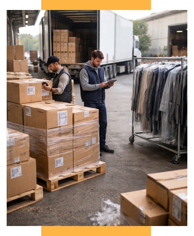 Перевозка и доставка одежды из Китая от 7729 р., СетСервис-Слб