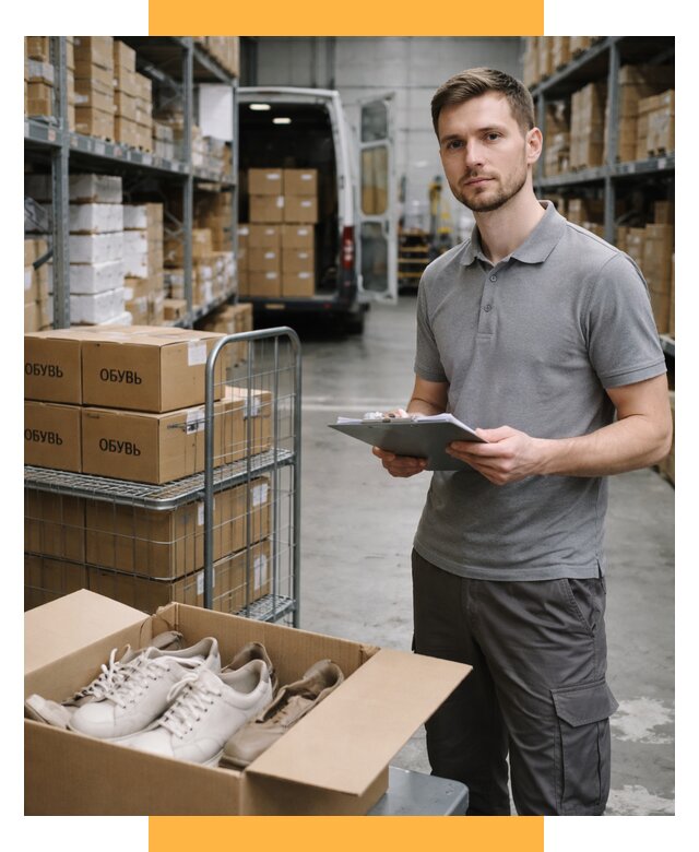 Доставка обуви из Китая и Турции от 4637 р. СетСервис-Слб