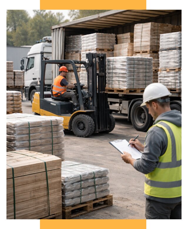 Перевозка строительных материалов от 5668 р. | СетСервис-Слб