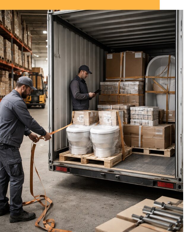 Перевозка сантехнического оборудования по России и миру от 1855