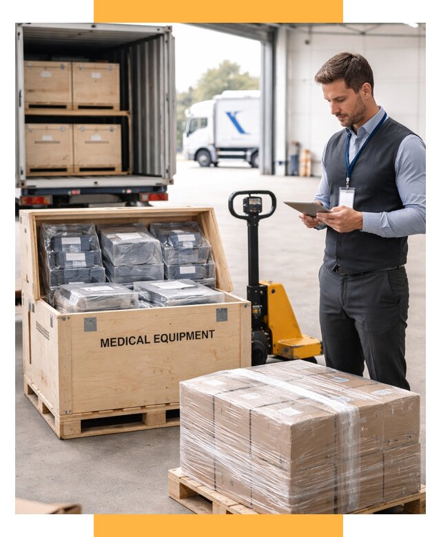 Перевозка медицинского оборудования от 15458 р. в СетСервис-Слб