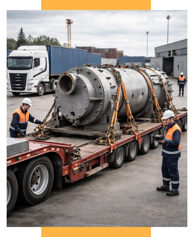 Перевозка тяжеловесных грузов под ключ от 154575 р. | СетСервис-Слб