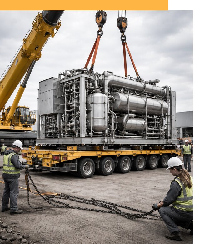 Перевозка тяжеловесных грузов по миру от 154575 руб