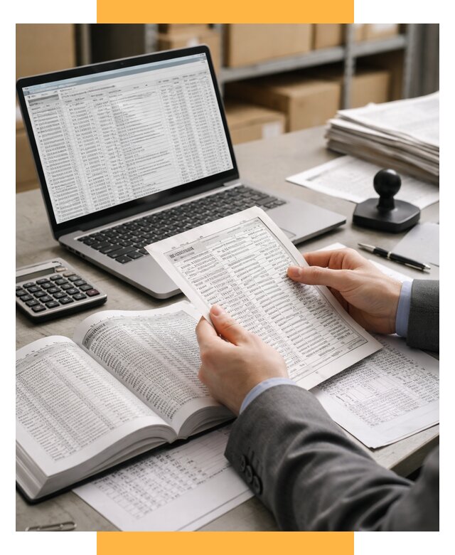 Подбор и проверка кода ТН ВЭД от 2576 р. - СетСервис-Слб