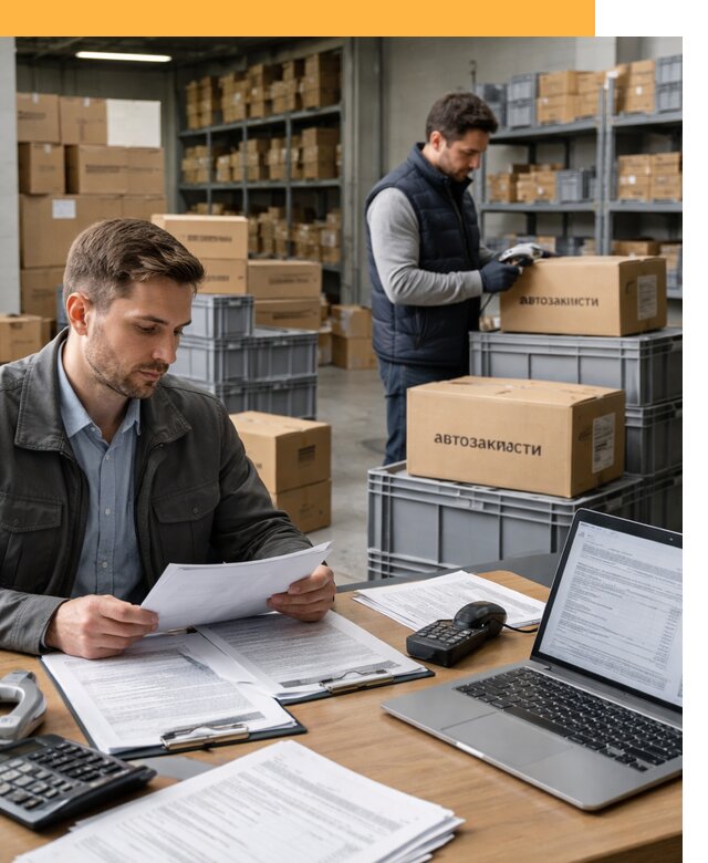 Таможенное оформление автозапчастей по выгодным тарифам от 8759