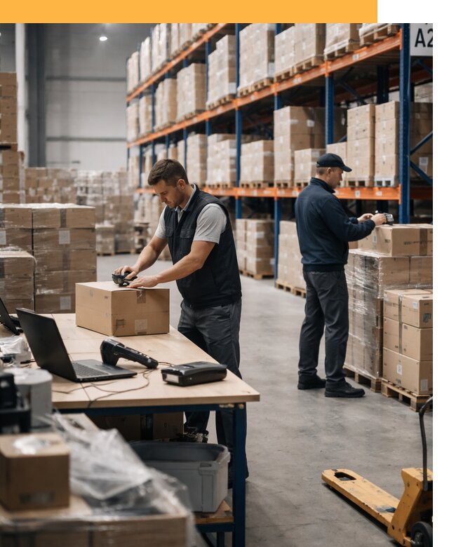 Склад консолидации в Европе: хранение, сортировка от 6698